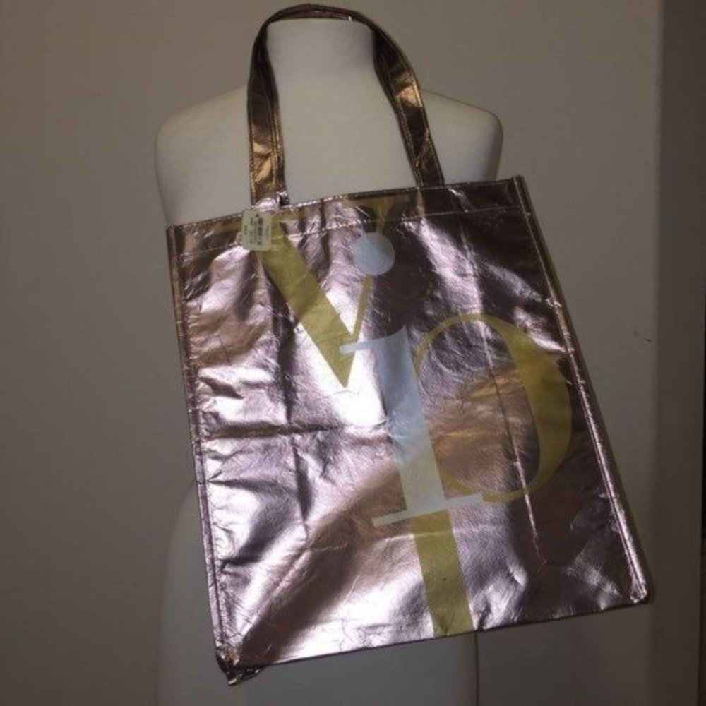 Bath & Body Works Copper metallic VIP holiday bag NEW